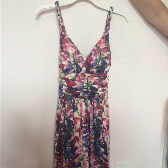 Floral Dress with Sash - Picture 1 of 4